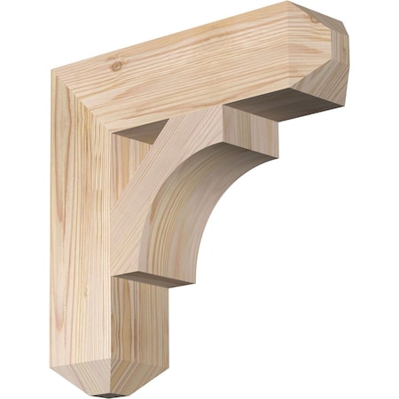 Ekena Millwork Westlake Craftsman Smooth Bracket, Douglas Fir, 3 1/2"W x 14"D x 14"H BKT04X14X14WTL04SDF